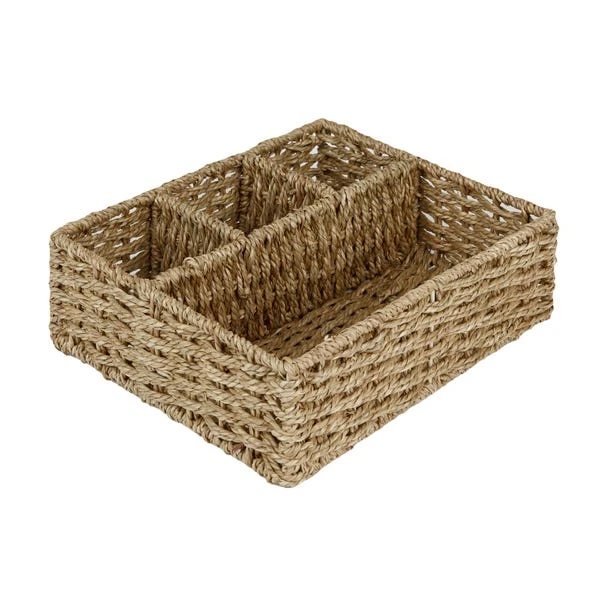 Dunelm Seagrass Desk Organiser 4 Dunelm Seagrass Desk Organiser - Image 2