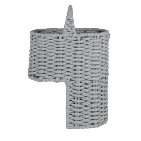 Dunelm Grey Cotton Rope Stair Basket 6 Dunelm Grey Cotton Rope Stair Basket - Image 4