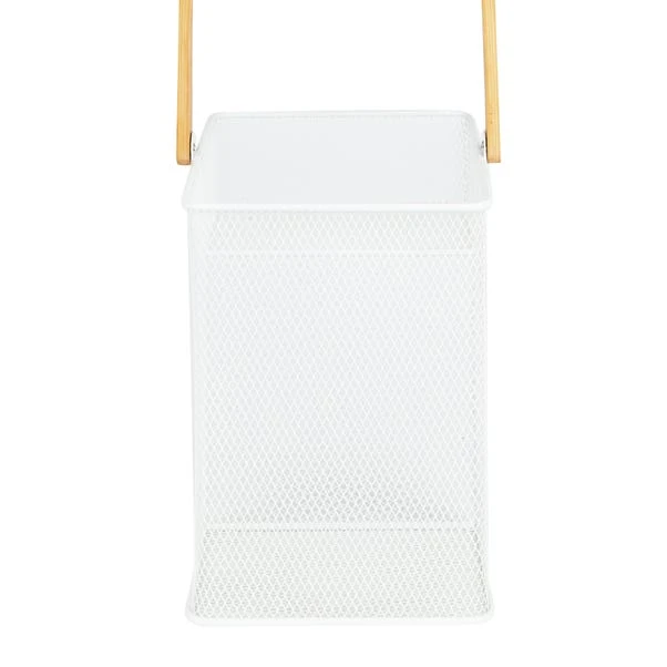 Dunelm Metal Mesh Stair Basket White 5 Dunelm Metal Mesh Stair Basket White - Image 3