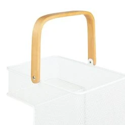 Dunelm Metal Mesh Stair Basket White 11 Dunelm Metal Mesh Stair Basket White -Dunelm Sales Store 30733568 alt04