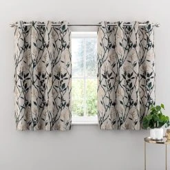 Dunelm Zen Peacock Jacquard Eyelet Curtains 12 Dunelm Zen Peacock Jacquard Eyelet Curtains -Dunelm Sales Store 30733720 alt05