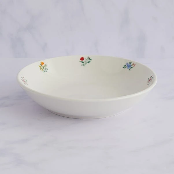 Dunelm Ditsy Floral Porcelain Pasta Bowl 4 Dunelm Ditsy Floral Porcelain Pasta Bowl - Image 2