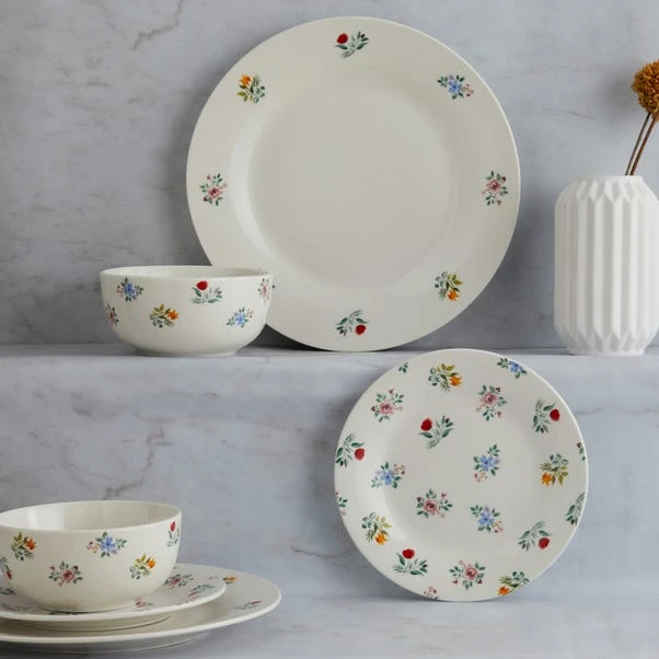 Dunelm Ditsy Floral 12 Piece Dinner Set 3 Dunelm Ditsy Floral 12 Piece Dinner Set