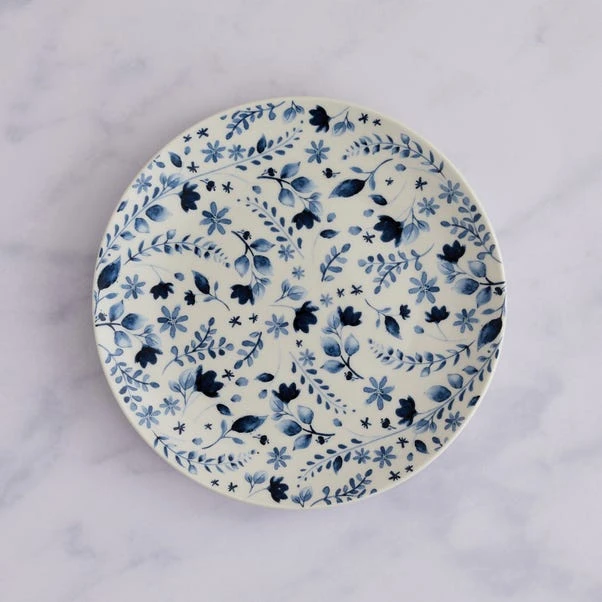 Dunelm Indigo Meadow 12 Piece Dinner Set 5 Dunelm Indigo Meadow 12 Piece Dinner Set - Image 3