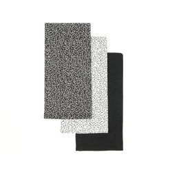 Dunelm Set Of 3 Dottie Tea Towels