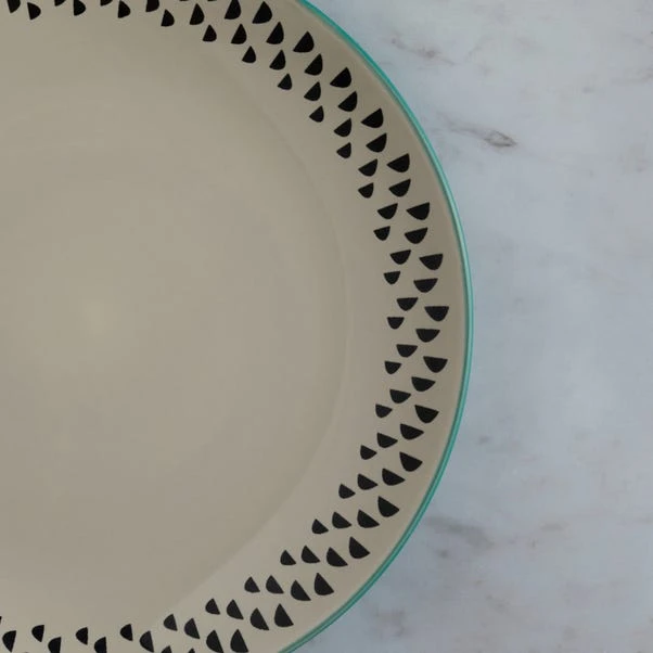 Dunelm Global Teal 12 Piece Dinner Set 5 Dunelm Global Teal 12 Piece Dinner Set - Image 3