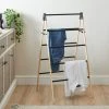Dunelm Ladder Bamboo Matt Black Indoor Airer -Dunelm Sales Store 30734920