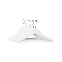Dunelm Pack Of 6 Kid's Wooden Hangers
