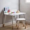 Dunelm Small White Desk And Stool Set 1 Dunelm Small White Desk And Stool Set -Dunelm Sales Store 30736046