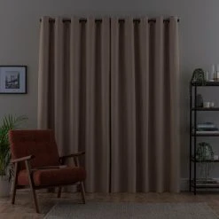 Dunelm Montreal Ultra Blackout Pebble Eyelet Curtains 11 Dunelm Montreal Ultra Blackout Pebble Eyelet Curtains -Dunelm Sales Store 30737237 alt03