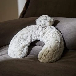 Dunelm Snow Leopard Neck Hot Water Bottle