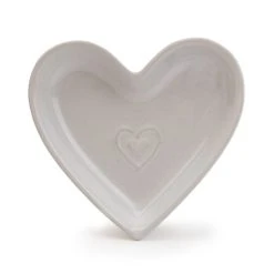 Dunelm Hearts White Teabag Tidy