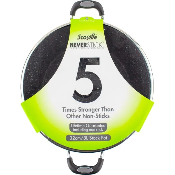 Scoville Neverstick 32cm Stock Pot 7 Scoville Neverstick 32cm Stock Pot - Image 5