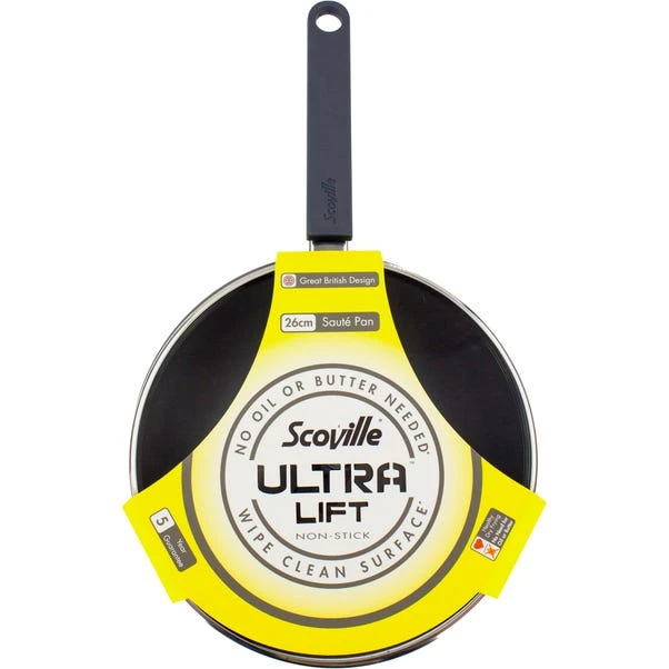 Scoville Ultra Lift Non Stick 26cm Saute Pan 7 Scoville Ultra Lift Non Stick 26cm Saute Pan - Image 5