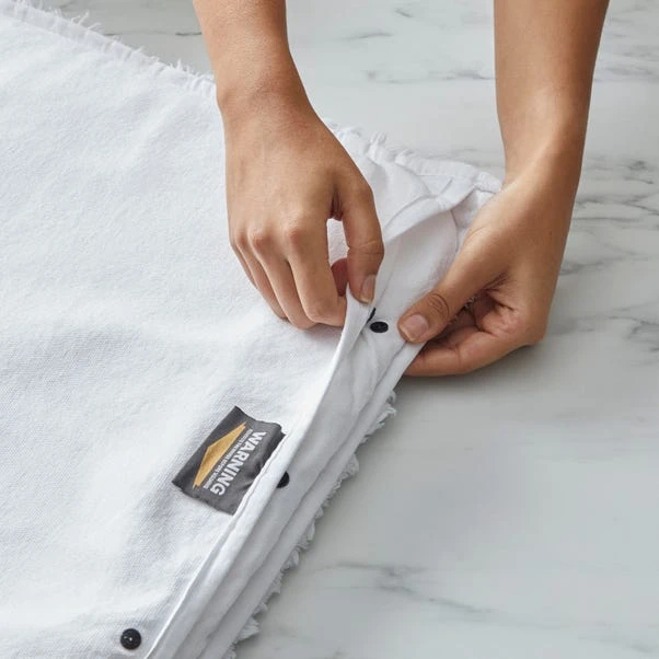 White Dorma Memory Foam Bath Rug 4 White Dorma Memory Foam Bath Rug - Image 2