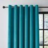 Dunelm Recycled Velour Teal Eyelet Curtains 1 Dunelm Recycled Velour Teal Eyelet Curtains -Dunelm Sales Store 30743377