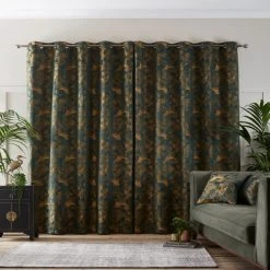 Dunelm Crane Emerald Eyelet Curtains 12 Dunelm Crane Emerald Eyelet Curtains -Dunelm Sales Store 30744208 alt04
