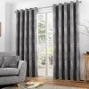 Curtina Elmwood Graphite Eyelet Curtains 2 Curtina Elmwood Graphite Eyelet Curtains -Dunelm Sales Store 30744462