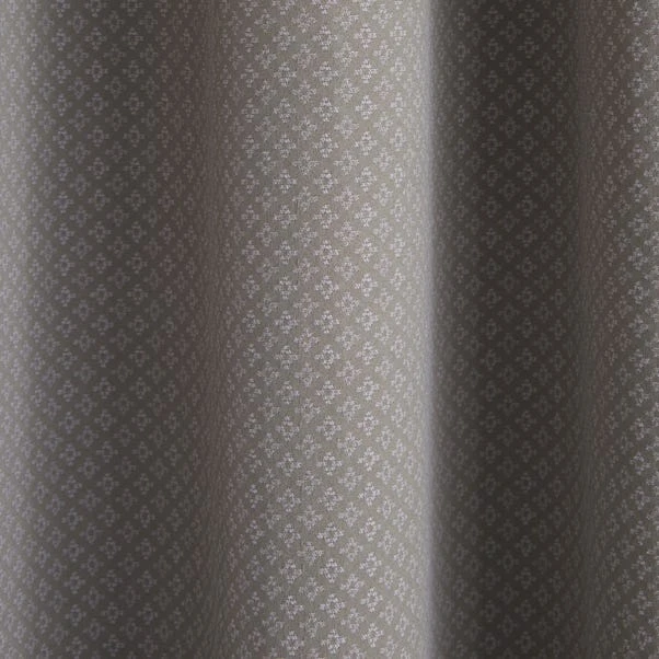 Dreams N Drapes Indiana Grey Eyelet Curtains 5 Dreams N Drapes Indiana Grey Eyelet Curtains - Image 3