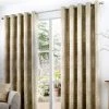 Curtina Elmwood Stone Eyelet Curtains