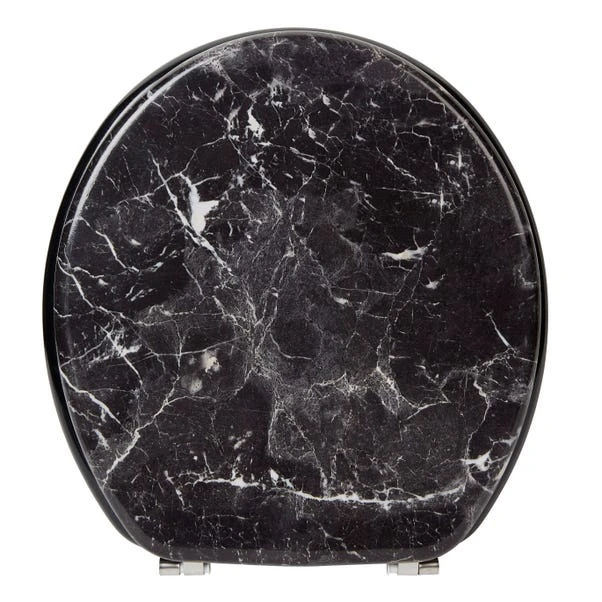 Mainstream By Aqualona Dark Marble Toilet Seat 4 Mainstream By Aqualona Dark Marble Toilet Seat - Image 2