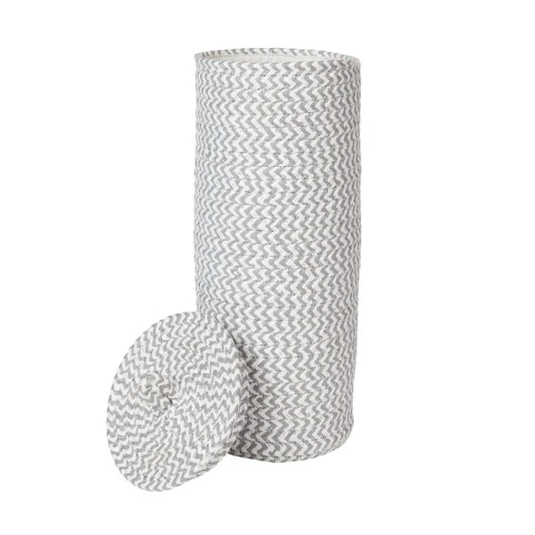 Dunelm Paper Grey Woven Toilet Roll Storage 5 Dunelm Paper Grey Woven Toilet Roll Storage - Image 3