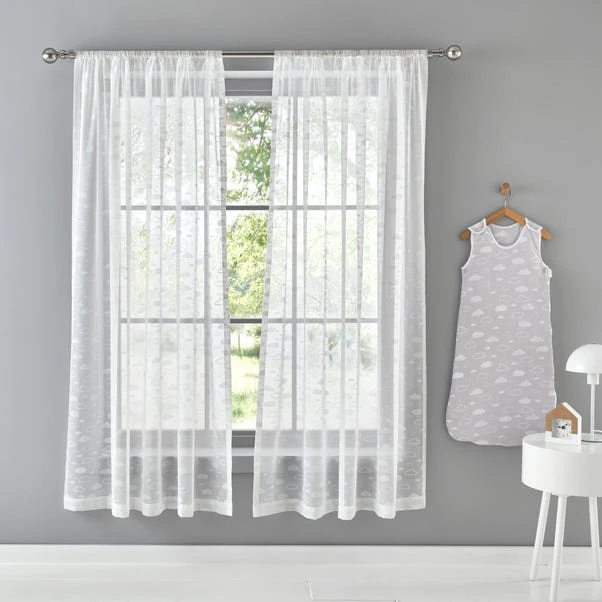 Dunelm Cloud Voile Curtains 4 Dunelm Cloud Voile Curtains - Image 2
