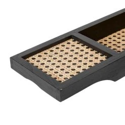 Dunelm French Cane Black Bath Rack 9 Dunelm French Cane Black Bath Rack -Dunelm Sales Store 30747347 alt03