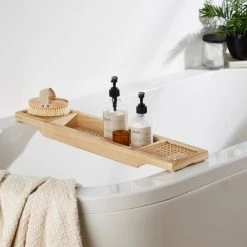 Dunelm French Cane Bath Rack