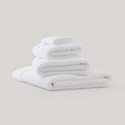 The Edited Life Naturally Soft White Towel 8 The Edited Life Naturally Soft White Towel -Dunelm Sales Store 30747355 alt02