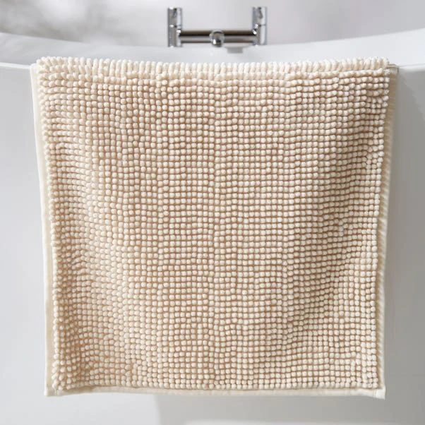 Dunelm Natural Mini Bobble Bath Mat 3 Dunelm Natural Mini Bobble Bath Mat