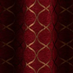 Luxury Collection Chenille Ogee Red Eyelet Curtains 10 Luxury Collection Chenille Ogee Red Eyelet Curtains -Dunelm Sales Store 30748805 alt02