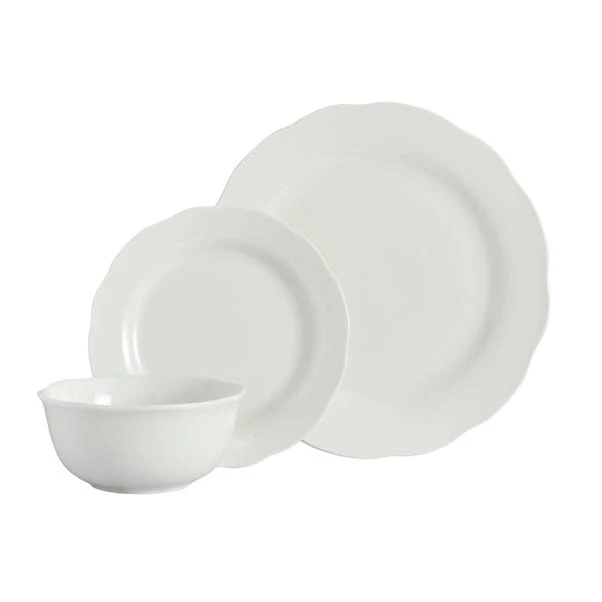 Dunelm Scalloped Edge 12 Piece Dinner Set 4 Dunelm Scalloped Edge 12 Piece Dinner Set - Image 2