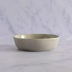 Dunelm Amalfi Grey Stoneware Pasta Bowl