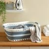 Dunelm Collapsible Hip Laundry Basket 2 Dunelm Collapsible Hip Laundry Basket -Dunelm Sales Store 30749234