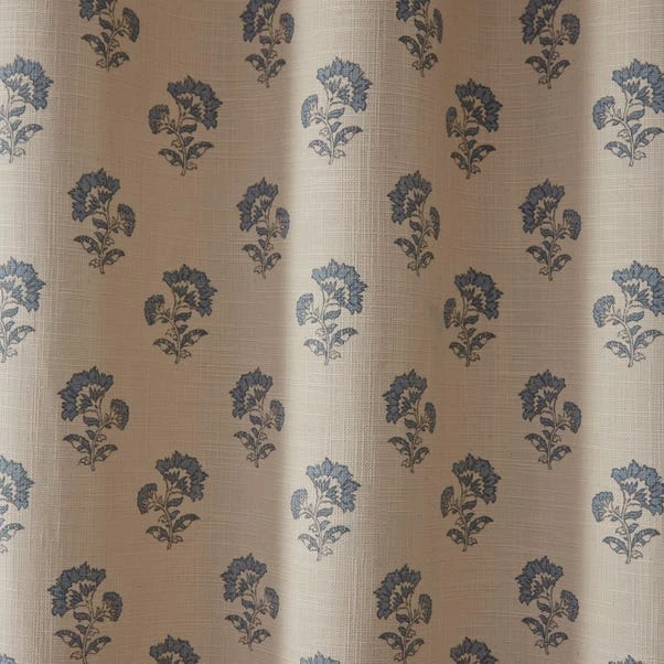 Churchgate Clarendon Ashley Blue Eyelet Curtains 5 Churchgate Clarendon Ashley Blue Eyelet Curtains - Image 3