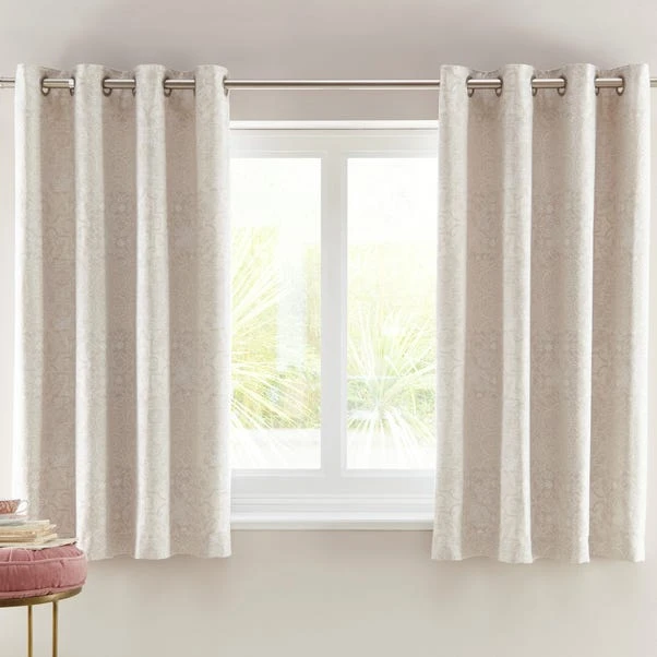 Dunelm Boho Patchwork Sandstone Eyelet Curtains 7 Dunelm Boho Patchwork Sandstone Eyelet Curtains - Image 5