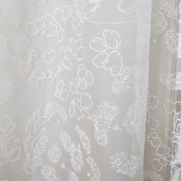 Dorma Daylesford White Slot Top Voile Panel 5 Dorma Daylesford White Slot Top Voile Panel - Image 3