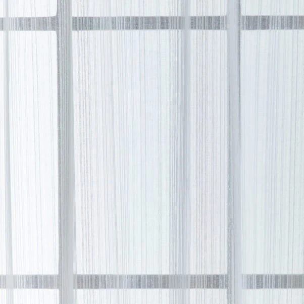 Dunelm Emma Recycled White Slot Top Voile Panel 5 Dunelm Emma Recycled White Slot Top Voile Panel - Image 3