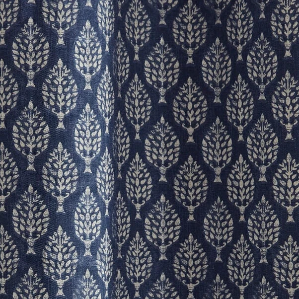 Dunelm Connor Tree Folkestone Blue Eyelet Curtains 5 Dunelm Connor Tree Folkestone Blue Eyelet Curtains - Image 3