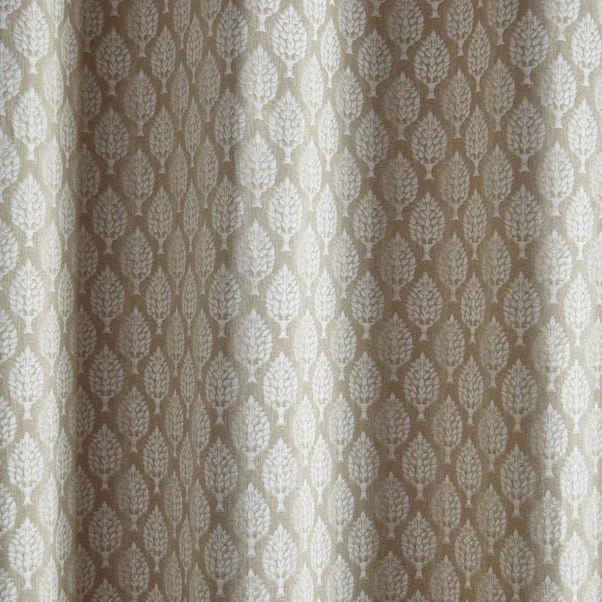 Dunelm Connor Tree Warm Sand Eyelet Curtains 5 Dunelm Connor Tree Warm Sand Eyelet Curtains - Image 3