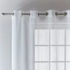 Dunelm Aspen Sheer White Eyelet Voile Panel 2 Dunelm Aspen Sheer White Eyelet Voile Panel -Dunelm Sales Store 30751813