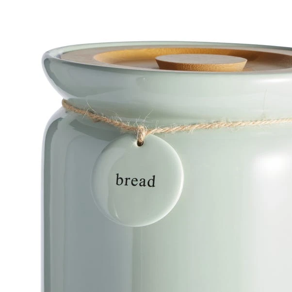 Dunelm Hang Tag Bread Canister Sage 5 Dunelm Hang Tag Bread Canister Sage - Image 3