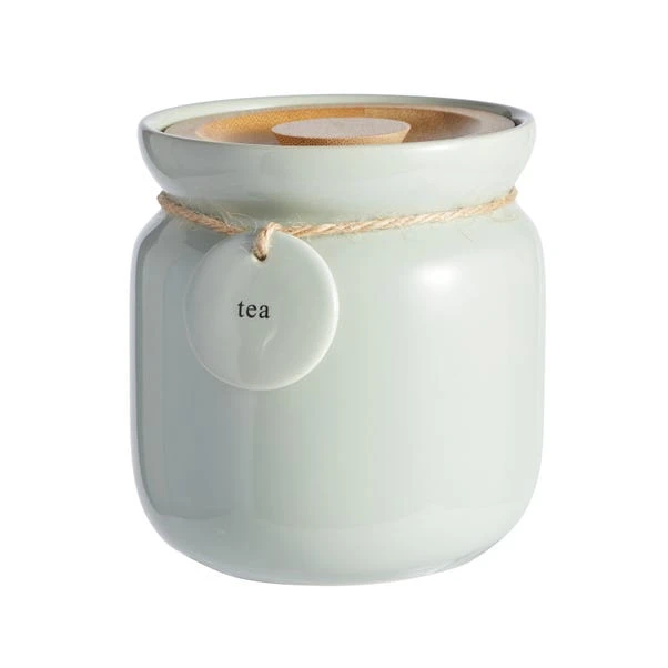 Dunelm Sage Hang Tag Tea Canister 4 Dunelm Sage Hang Tag Tea Canister - Image 2