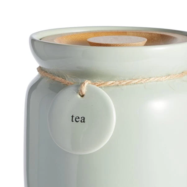 Dunelm Sage Hang Tag Tea Canister 5 Dunelm Sage Hang Tag Tea Canister - Image 3