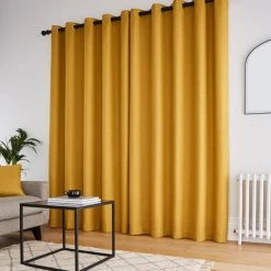 Dunelm Bondi Old Gold Eyelet Curtains -Dunelm Sales Store 30754004 alt04