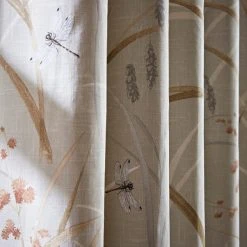 Natural History Museum Riverside Grasses Natural Eyelet Curtains 10 Natural History Museum Riverside Grasses Natural Eyelet Curtains -Dunelm Sales Store 30754111 alt02