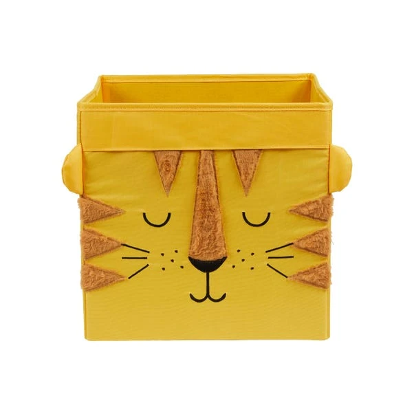 Dunelm Tiger Felt Foldable Box 4 Dunelm Tiger Felt Foldable Box - Image 2