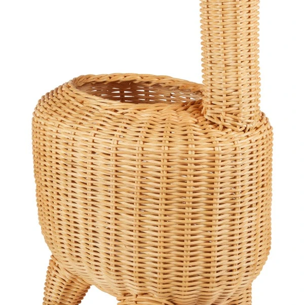 Dunelm Giraffe Rattan Storage Basket 8 Dunelm Giraffe Rattan Storage Basket - Image 6