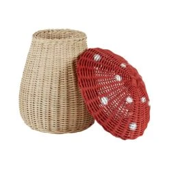 Dunelm Toadstool Red Storage Basket 8 Dunelm Toadstool Red Storage Basket -Dunelm Sales Store 30754166 alt02